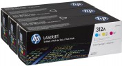 Набор картриджей HP CF440AM (CF381A+CF382A+CF383A) (312A) оригинальный для принтера HP Color LaserJet Pro M476dn/ M476dw/ M476nw, 3*2700 страниц
