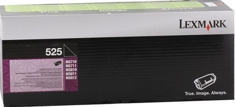Картридж Lexmark 525 52D5000 оригинальный для Lexmark MS810/ MS812/ MX711/ MX810/ MX811/ MX812, Return Program, black, 6000 стр.