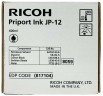 Чернила Ricoh JP-12 (817104) оригинальные для Ricoh Priport JP-3000/ 1210/ 1250/ 1215/ 1255, DX3240/ 3440/ 3243/ 3443, DD3344/ 3324, чёрный, 5*600ml