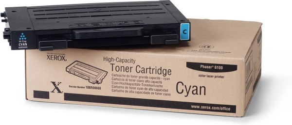 Картридж Xerox 106R00680 оригинальный для Xerox Phaser 6100, cyan, увеличенный, (5000 страниц)