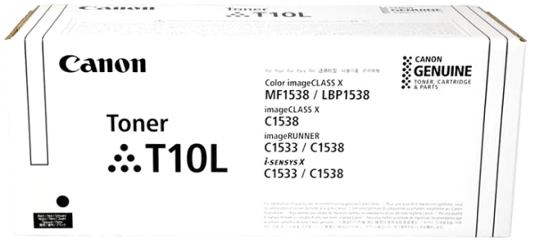 Картридж Canon T10LBk 4805C001 Black оригинальный для Canon imageRUNNER C1533/ C1538, чёрный, 5000 стр.