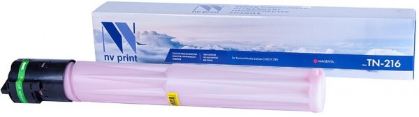 Тонер-картридж NVP совместимый  NV- TN-216 Magenta для bizhub C220/ C280 (26000k)