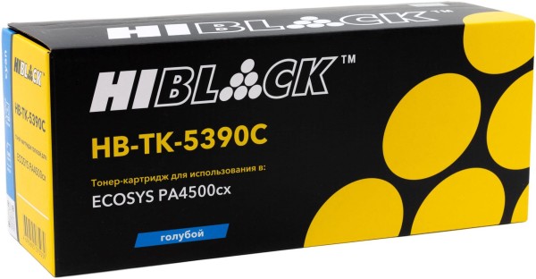 Картридж Hi-Black TK-5390C (HB-TK-5390C) Cyan для Kyocera ECOSYS PA4500cx, голубой, 13000 стр.