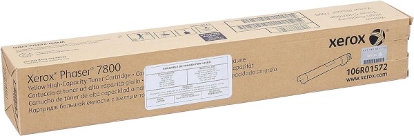 Картридж Xerox 106R01572 оригинальный для Xerox Phaser 7800 yellow увеличенный (17200 страниц)