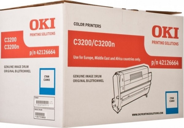 Фотобарабан OKI (42126664) оригинальный для принтера OKI C3200, голубой, 14000 стр.