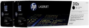 Картридж HP CF380XD (312X) Black оригинальный для HP Color LaserJet Pro M476dn/ M476dw/ M476nw, чёрный, увеличенный, двойная упаковка 2*4400 страниц