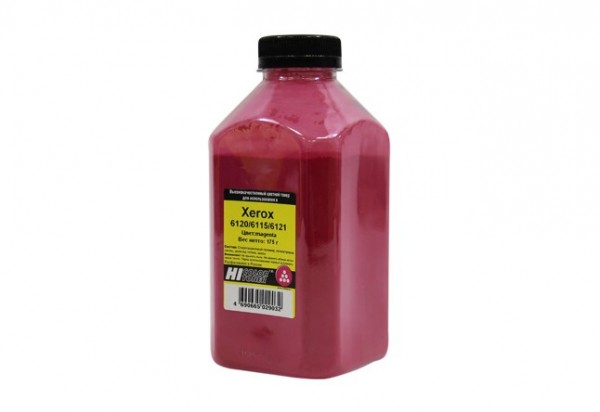 Тонер Hi-Black для Xerox Phaser 6120/ 6115/ 6121, Тип 2.0, Magenta, 175 г, банка