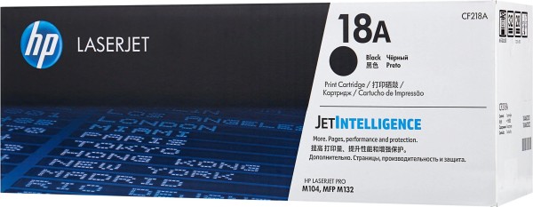 Картридж HP CF218A (18A) оригинальный для HP LaserJet Pro M104/ MFP M132, чёрный, 1400 страниц