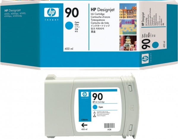 Картридж HP DJ 4000/4500 (C5061A) голуб 400ml №90 0120125    