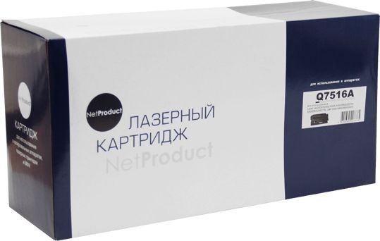 Картридж NetProduct (N-Q7516A) для HP LJ 5200, 12K