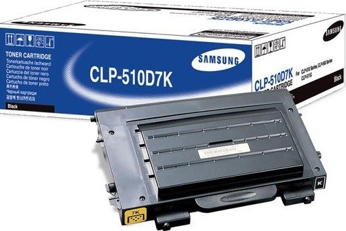 Картридж Samsung CLP-510D7K оригинальный для принтера Samsung CLP-510/ CLP-511/ CLP-515 черный, (7000 стр.)