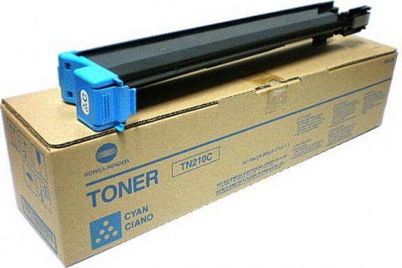 Картридж Konica-Minolta TN-210C (8938512) оригинальный для принтера Konica-Minolta Bizhub C250/ C252, голубой, 12000 стр.
