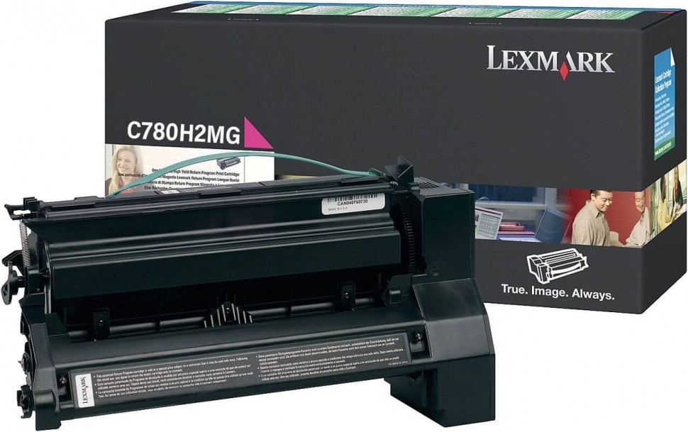 Картридж Lexmark C780H2MG оригинальный для Lexmark C780/ C782/ X782, пурпурный, увеличенный, 10 000 стр.