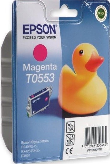 Картридж T0553 Epson RX 520/R240 пурпурный ТЕХН (8283) C13T05534010