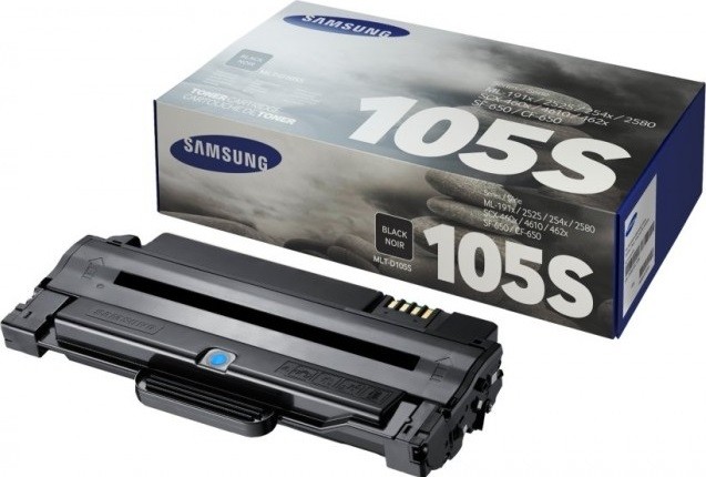 Картридж Samsung MLT-D105S (SU776A) для принтеров Samsung ML-1910/ 15/ 2525/ 2580/ SCX-4600/ 4623/ SF-650 черный, оригинальный (1500 стр.)