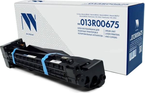 Блок фотобарабана NV Print 013R00675 (NV-013R00675) Black для Xerox Altalink B8045/ B8055/ B8065/ B8075/ B8090, чёрный, 155000 стр.
