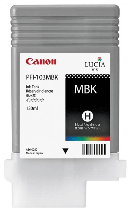 Картридж оригинальный Canon PFI-103MBk  2211B001 для принтера Canon IPF5100/ 6100, matt black, 130 мл