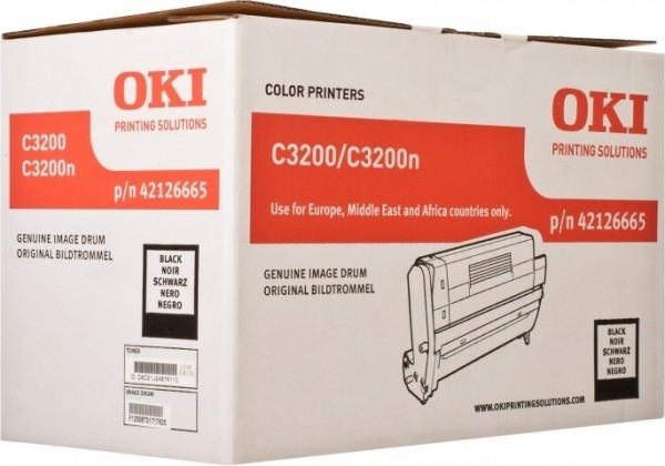 Фотобарабан OKI (42126665) оригинальный для принтера OKI C3200, черный, 14000 стр.
