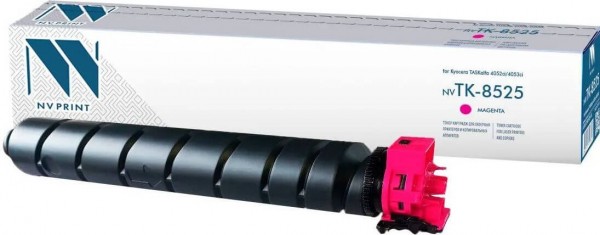 Тонер-картридж NV Print TK-8525 Magenta для принтеров Kyocera TASKalfa 4052ci/ 4053ci/ 5053ci/ 6053ci, 20000 страниц