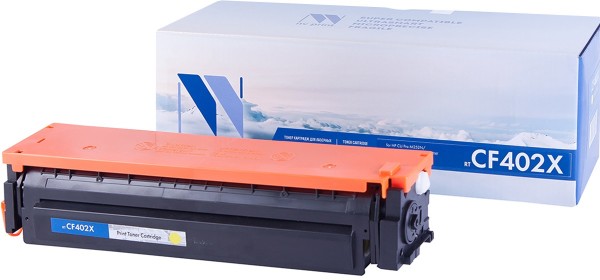 Картридж NV Print CF402X Yellow для принтеров HP CLJ Color M252, MFP M277 (2 300k)