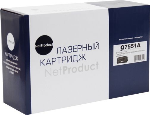 Картридж NetProduct (N-Q7551A) для HP LJ P3005/ M3027MFP/ M3035MFP, 6,5K