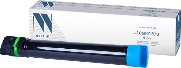 Картридж NVP совместимый Xerox 106R01570 Cyan для Phaser 7800 (17200k)