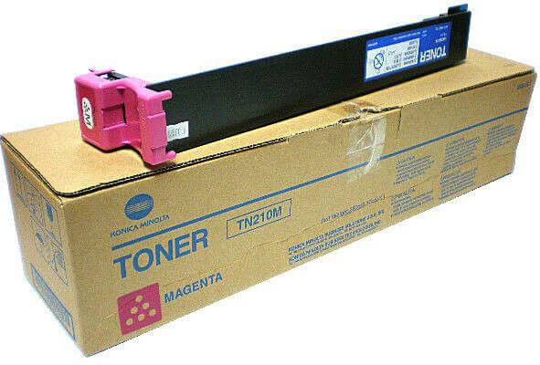 Картридж Konica-Minolta TN-210M (8938511) оригинальный для принтера Konica-Minolta Bizhub C250/ C252, пурпурный, 12000 стр.