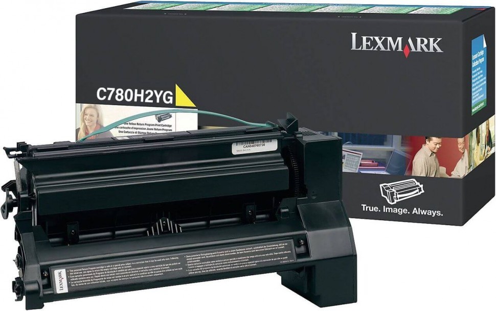Lexmark C780H2YG оригинальный картридж для принтера Lexmark C780/ C782/ X782, жёлтый, увеличенный, 10 000 стр.