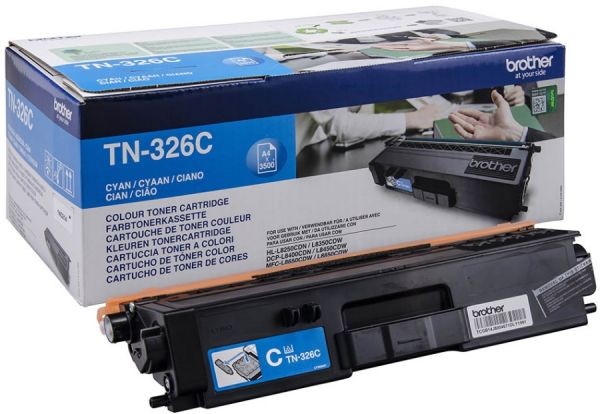 Картридж Brother TN-326С (TN326С) оригинальный для Brother HL-L8250CDN/ MFC-L8650CDW cyan (4 000 стр.)
