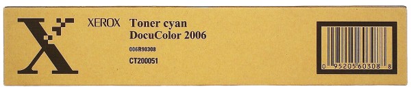 Картридж Xerox 006R90308 оригинальный для Xerox DocuColor 2006, голубой, 6000 стр.