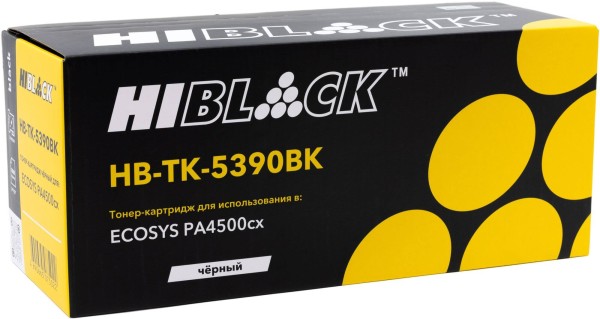 Картридж Hi-Black TK-5390K (HB-TK-5390BK) Black для Kyocera ECOSYS PA4500cx, чёрный, 18000 стр.