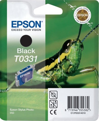 C13T03314010 Картридж T0331 Epson ST PHOTO 950 черный ТЕХН (4259/9377)