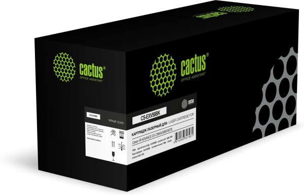 Картридж Cactus C-EXV58BK (CS-EXV58BK) Black для Canon imageRUNNER Advance C5840/ C5850/ C5870, чёрный, 71000 стр.