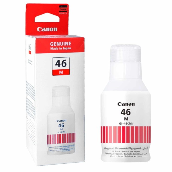 Чернила Canon GI-46M 4428C001 Magenta оригинальные для Canon MAXIFY GX3040/ GX5040/ GX6040/ GX7040, пурпурный, 170мл
