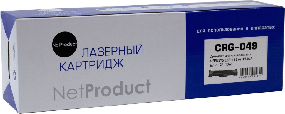 Драм-юнит NetProduct №049 (N-№049) для Canon i-SENSYS LBP112/ LBP113, MF112/ MF113, 12K 