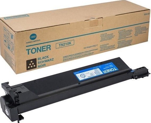 Картридж Konica-Minolta TN-210K (8938509) оригинальный для принтера Konica-Minolta Bizhub C250/ C252, черный, 20к