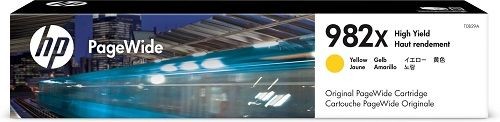 Картридж оригинальный HP 982X (T0B29A) для PageWide Enterprise Color 765/ 780/ 785, желтый, 16000 стр.