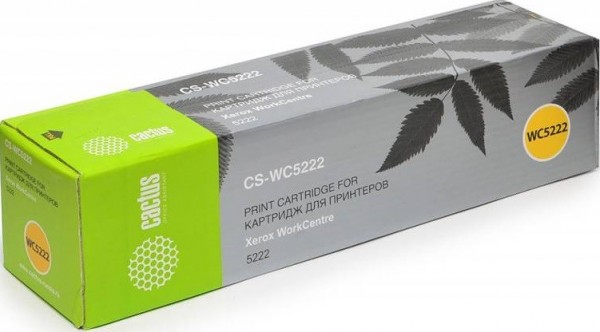 Картридж Cactus 106R01413 (CS-WC5222) для принтеров Xerox WorkCentre 5222 черный 20000 страниц