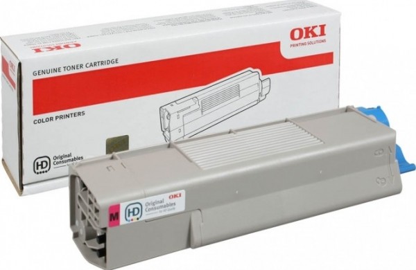 Картридж OKI (44315322/44315306) оригинальный для принтера OKI C610, пурпурный, 6000 стр.
