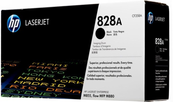 Фотобарабан HP CF358A (828A) оригинальный для принтера HP Color LaserJet Enterprise M855/ M880 Black, 30000 страниц