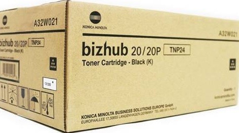 Картридж Konica-Minolta TNP-24 (A32W021) оригинальный для принтера Konica-Minolta bizhub 20/ 20p, чёрный, 8000 стр.