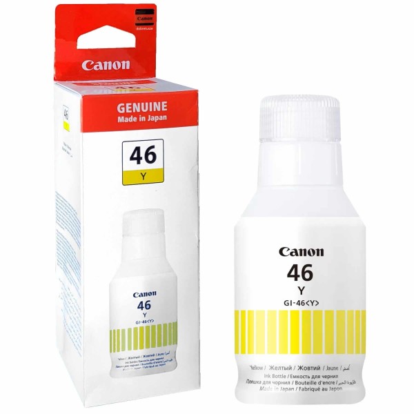 Чернила Canon GI-46Y 4429C001 Yellow оригинальные для Canon MAXIFY GX3040/ GX5040/ GX6040/ GX7040, жёлтый, 170мл