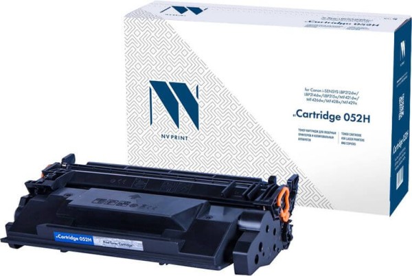 Картридж NVP совместимый NV-052H для Canon i-SENSYS LBP212dw/ LBP214dw/ LBP215x/ MF421dw/ MF426dw/ MF428x/ MF429x (9200k)