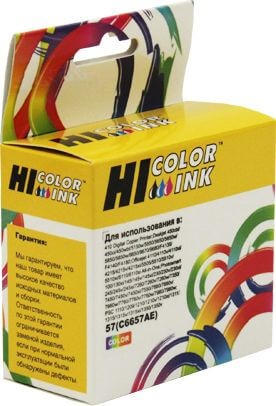 Картридж Hi-Black (HB-C6657AE) для HP DJ 5550/ 450, №57, Color