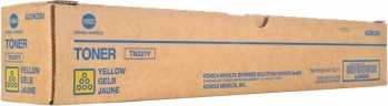 Картридж Konica-Minolta TN-321Y (A33K250) оригинальный для Konica-Minolta bizhub C224 / C284 / C364, желтый, 25 000 стр.