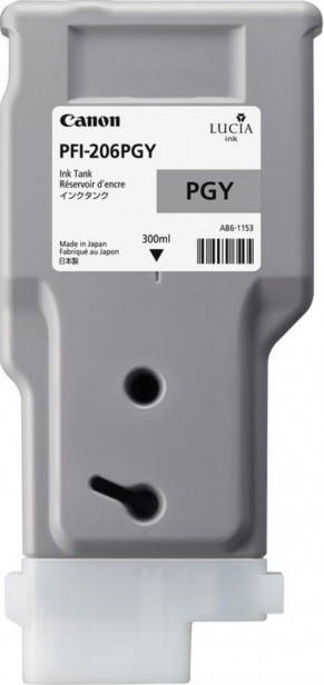 5313B001 Canon PFI-206PGY Картридж для iPF6400/6450l, Photo Grey, 300ml
