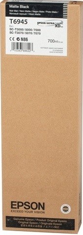 C13T694500 Картридж Epson для SC-T3000/T5000/T7000 UltraChrome XD Matte Black T694500 (700 мл)