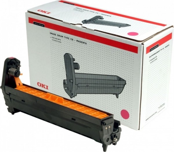 Фотобарабан OKI (42126606) оригинальный для принтера OKI C5100/ C5150/ C5200/ C5300/ C5400/ C5510, пурпурный, 17000 страниц
