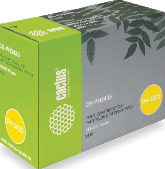 Картридж Cactus 106R01415 (CS-PH3435) для принтеров Xerox Phaser 3435/ 3435dn черный 10000 страниц
