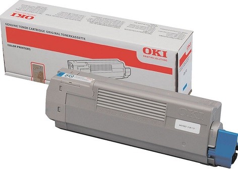 Картридж OKI (44315323/44315307) оригинальный для принтера OKI C610, голубой, 6000 стр.